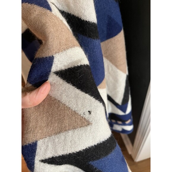 Peruvian Connection Baby Alpaca Wool Roll Neck Baluran Poncho Cape Shawl $369 - Picture 5 of 9